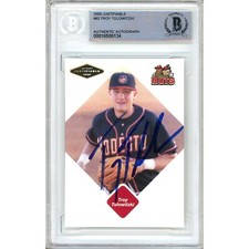 Troy Tulowitzki Signed 2005 Just Justifiable #82 Beckett BAS Rockies Auto