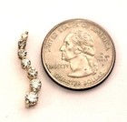 14k yellow gold .87ct SI2 H journey diamond pendant charm 1.2g vintage estate — photo 2