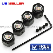 ANTI THEFT VALVE STEM CAPS WHEEL TIRE FOR CADILLAC VA07 - US SELLER 