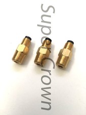 Paquete de 3 válvulas de retención dosificadoras de lubricante de latón conector en línea de 4 mm PST 4 Showa