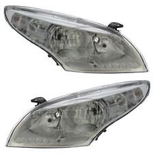 Headlights Renault Megane Mk3 2008-2012 Chrome Inner Headlamps Pair Left & Right