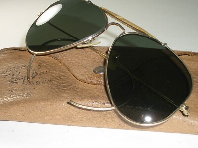 1960's 58[]14 VINTAGE B&L RAY BAN 1/30 10K GO G15 OUTDOORSMAN