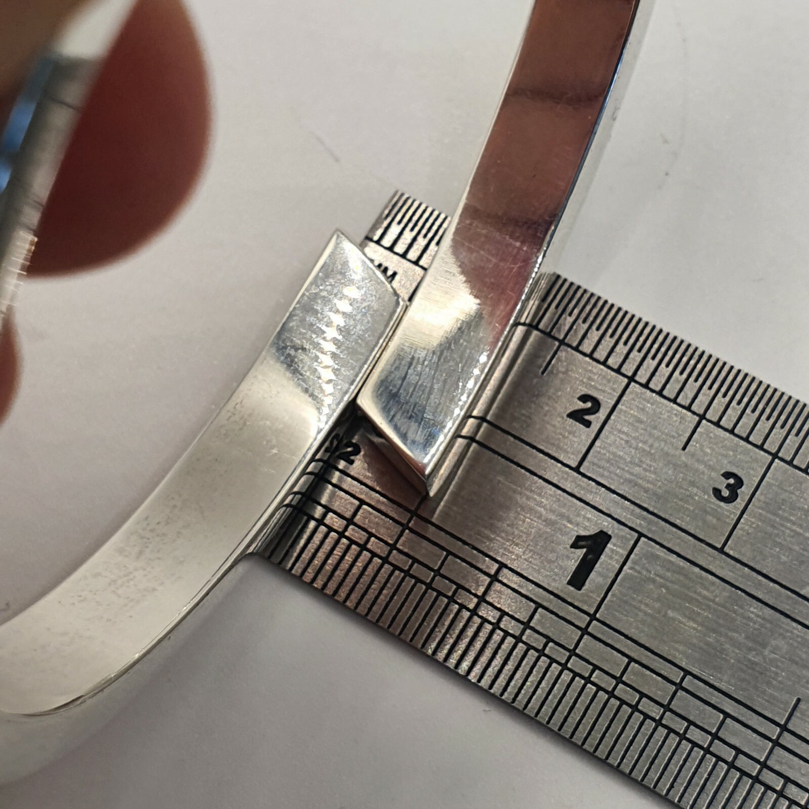 Photo 11 of Sterling Silver Bangle 20g 7-7.5", WJJ , B64
