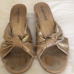 rampage gold sandals
