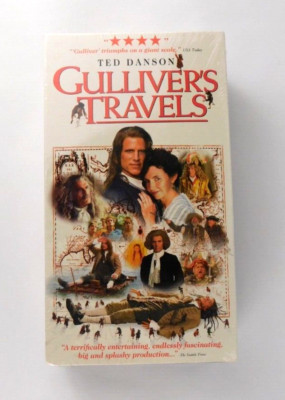 NEW FACTORY SEALED Gulliver's Travels (VHS, 1996, 2-Tape Set) Ted Danson Fantasy