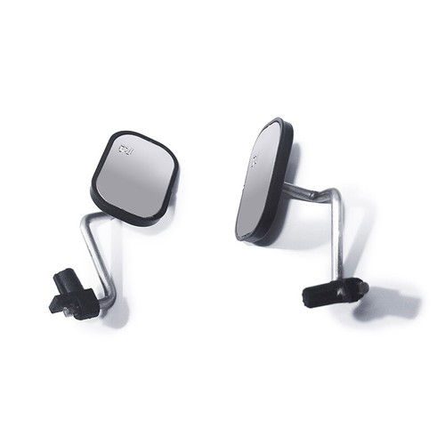 JANZU Rétroviseurs Pour MN D90 / D99 / MN-90 / MN99S – Lot 2 – Acier Inoxydable Et Nylon – Upgrade RC 1/12