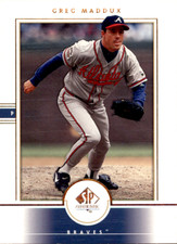 GREG MADDUX 2000 SP Authentic Base #46 Atlanta Braves Baseball Card
