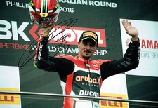Davide GIUGLIANO SIGNED Autograph WSBK DUCATI Rider 12x8 Photo E + Dealer COA