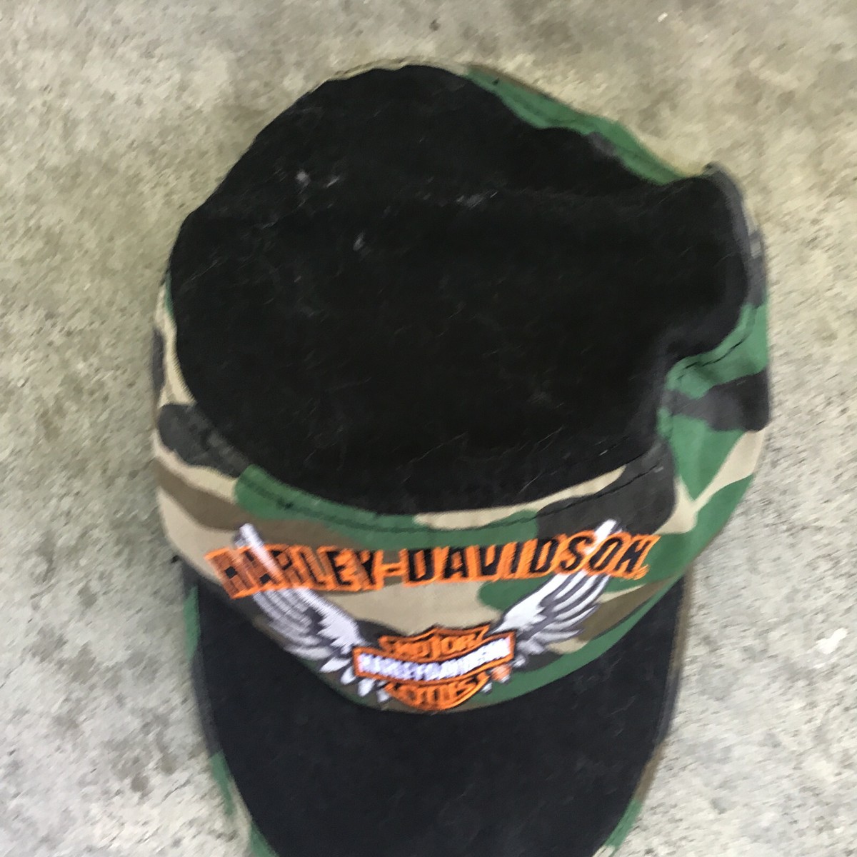 Harley-Davidson Green Camouflage Women Hat Cap Large Logo Camo | eBay