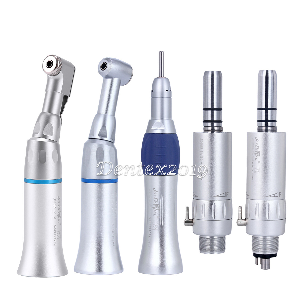 NSK Style Dental Low Speed Handpiece - Straight Contra Angle Air Motor, 2/4 Hole, Manual Chuck