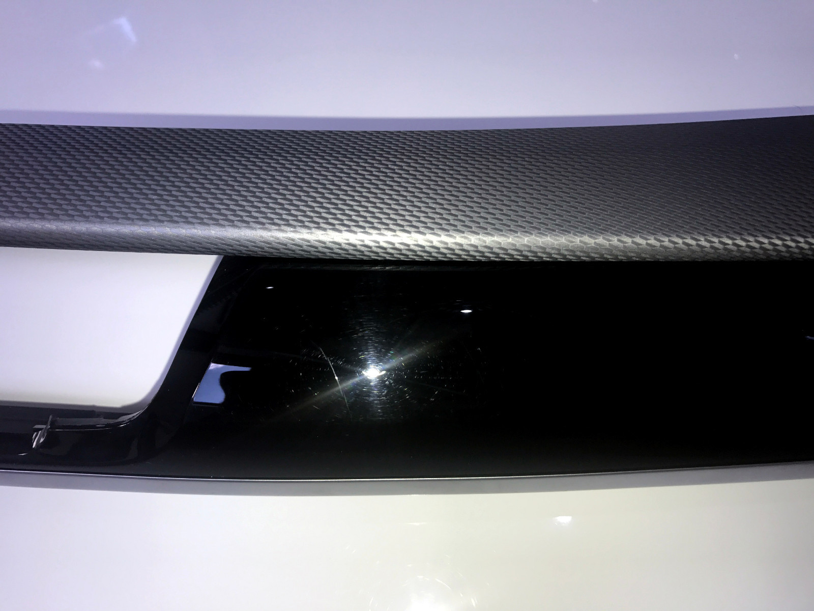 Original BMW Leiste Blende I-Tafel X5 / X6 Aluminium Hexagon TN  