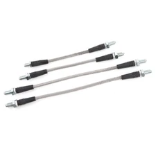 Set of Stainless Braided Performance Brake Lines Hose Set Triumph TR6 TR4A TR250