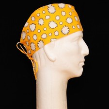 Dr. Seuss Lorax Truffula Tree on Yellow Theme Scrub Hat