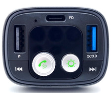 LIHAN Bluetooth Adapter for Car, Wireless FM Radio Transmitter