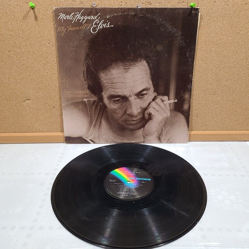 Merle Haggard 3 LP Lot Farewell to Elvis Keep Movin On In the Movies Vinyl #865 - Picture 9 of 11