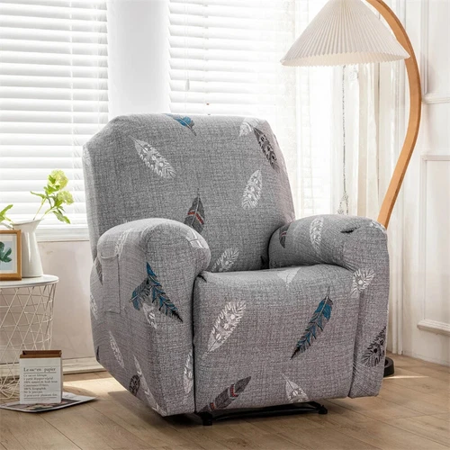 Copripoltrona reclinabile elastica stampata floreale copertura geometria nordica 4 pz/set - Foto 13 di 37