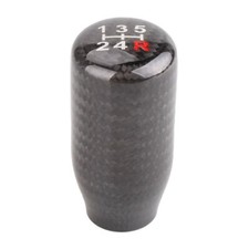 5 Speed Universal Real Black Carbon Fiber Manual Gear Shift Knob Shifter Lever 5 Speed Universal Real Black Carbon Fiber Manual Gear Shift Knob Shifter Lever