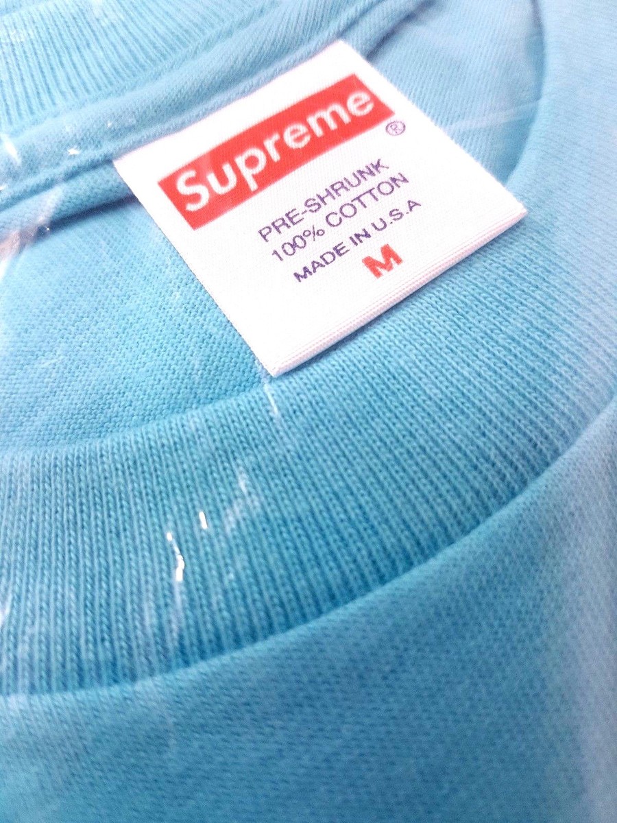 Supreme Larry Clark Girl Tee Aqua Light Teal Size M T-Shirt