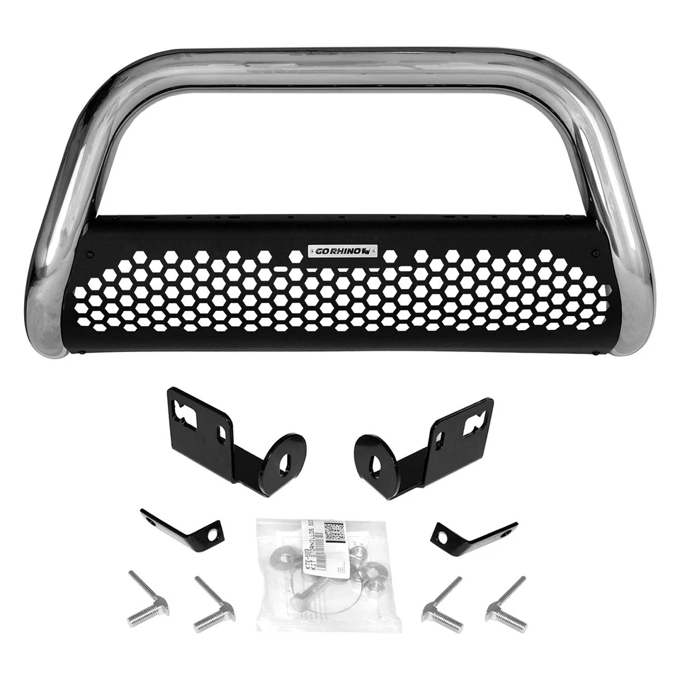 Go Rhino 3" Charger 2 RC2 Bull Bar with Skid Plate for 06-09 Dodge Ram 3500 - Imagem 2 de 2