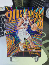 2024-25 Panini Revolution Tyrese Maxey #21 Showstoppers Sunburst 37/75!