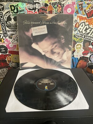 STEVE WINWOOD Back In The High Life VG+ VINYL W/HYPE STICKER 
