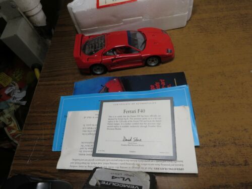 Franklin Mint 1989 Ferrari F40 | eBay
