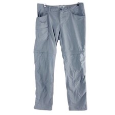 Mountain Hardware Convert Gray Hiking Pants/Short Size 8 Zip Off Women s Outdoor
