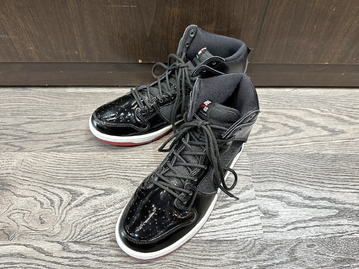 NIKE Men 10.0US   Sb Dunk High Bred Sneakers Us10 J Aj7730-001 Black Men'S Pawn