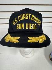VTG US COAST GUARD USCGC SAN Diego SNAPBACK HAT CAP BL