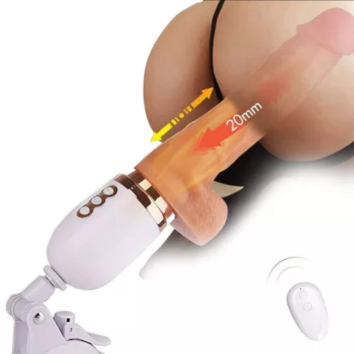 HandsFree-Heating-Thrusting-Dildo-Vibrator-Massager-Sex-Machine-Use-Lubricant-US - Picture 1 of 12