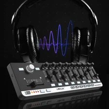 WorldE EasyControl.9 Portable Mini USB 9 Slim-Line Control MIDI Controller Black