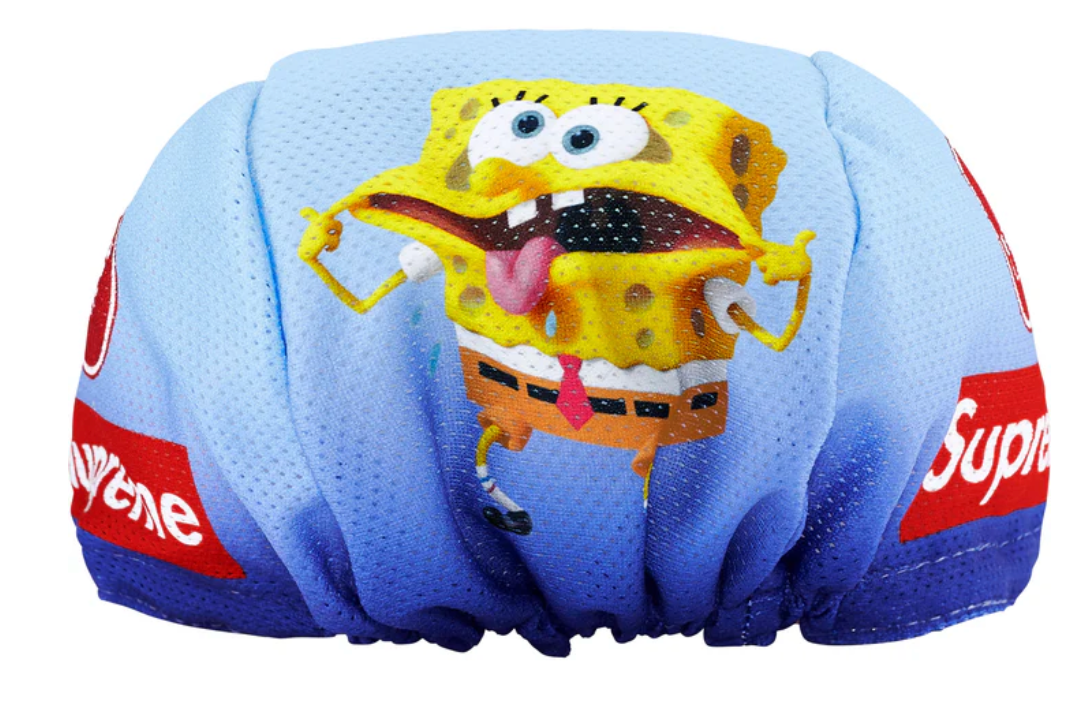 Supreme SpongeBob Castelli Cycling Cap 青 s-l1200.png