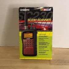 RARE Uniden SC230 NASCAR Compact Racing Scanner 2500 Channel Tested Handheld