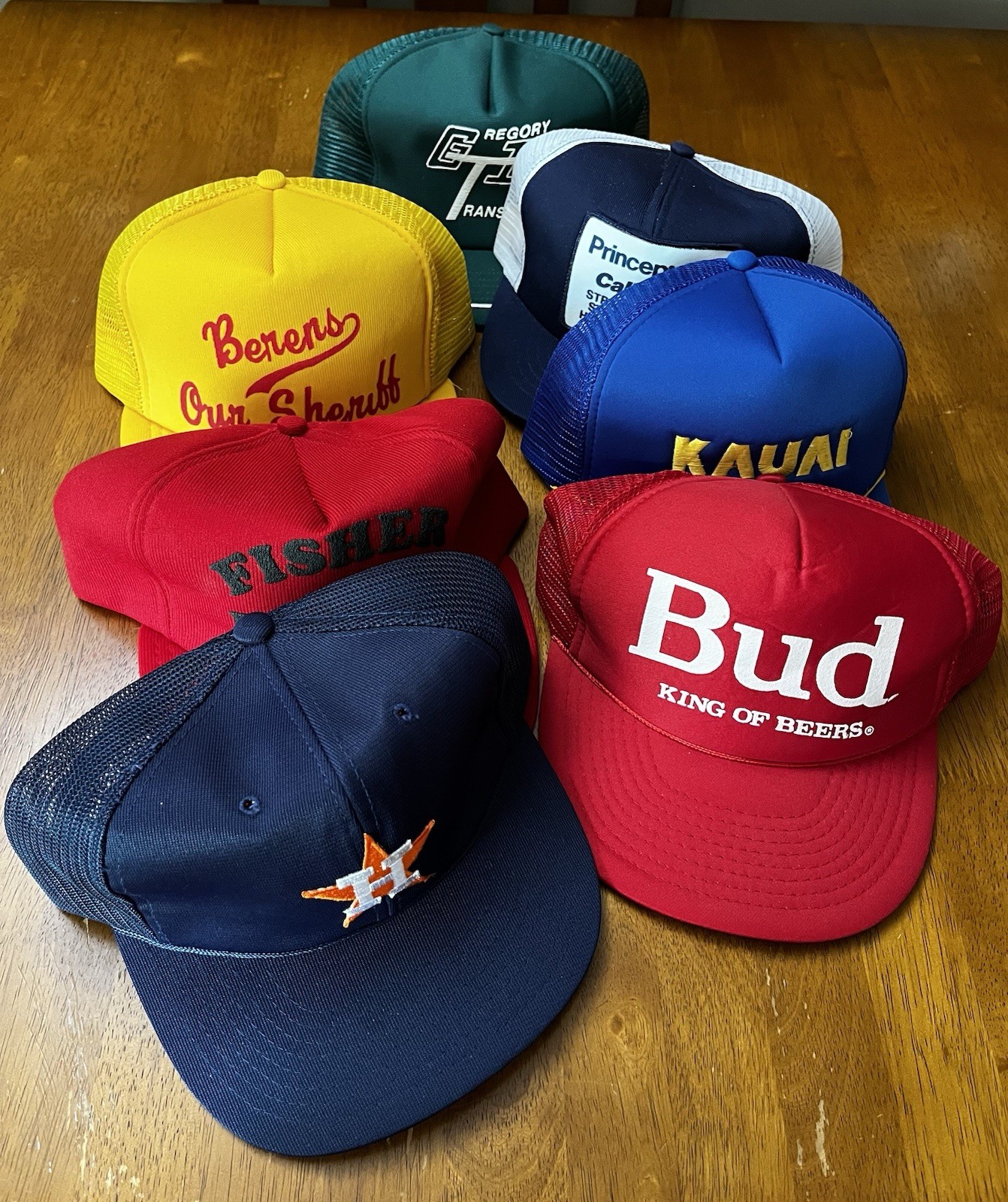 VTG Trucker Hat Cap SnapBack Lot Of 7 Sports Specialties Trucking *flaws 80s 90s
