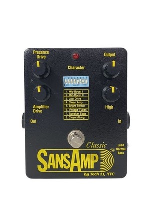 Tech 21 SansAmp Classic Neuauflage Gitarre Bass Vorverstärker Pedal mit...