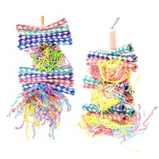 Bird Chewing Toys Parrot Toy Shred Foraging Hanging Cage Toy