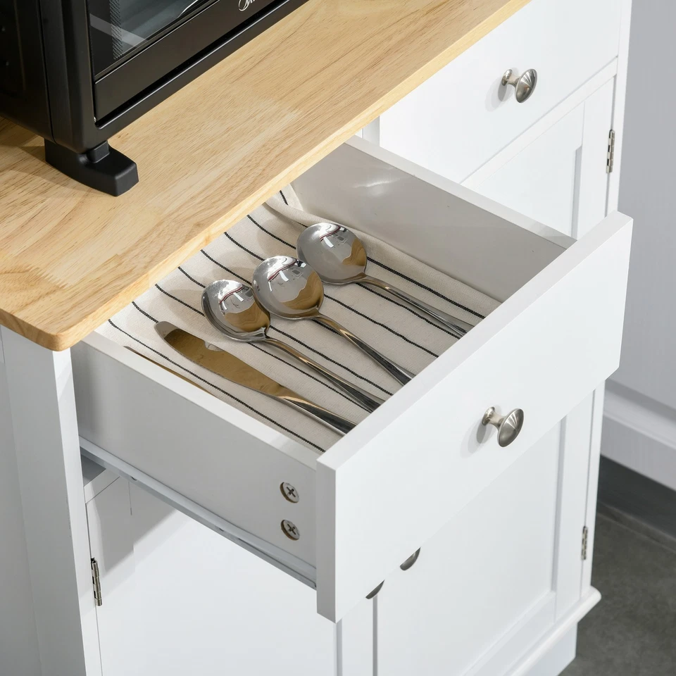 Freestanding 67" Kitchen Buffet with Hutch, Pantry Cabinet - Image 2 of 4