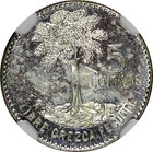 GUATEMALA Silver 1960 5 Centavos NGC MS62  KM# 261 (023) — photo 4