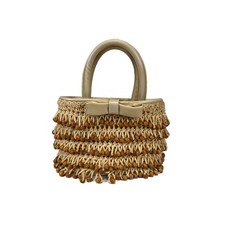 Vintage Purse - Top Handle Handbag - Beaded Crochet - ADG Fashion Imports Japan