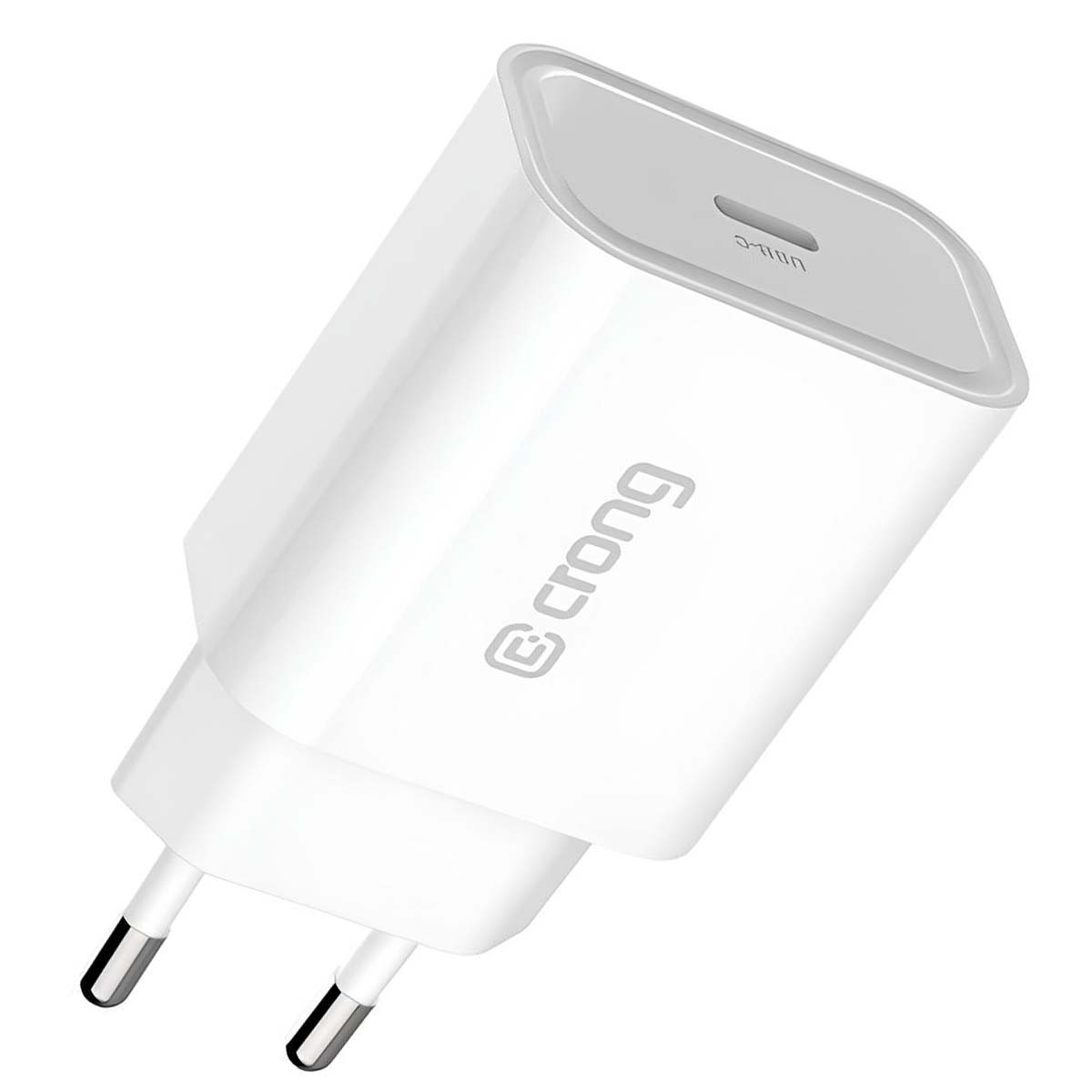Chargeur rapide USB-C 20W Power Delivery Crong pour smartphone et tablette