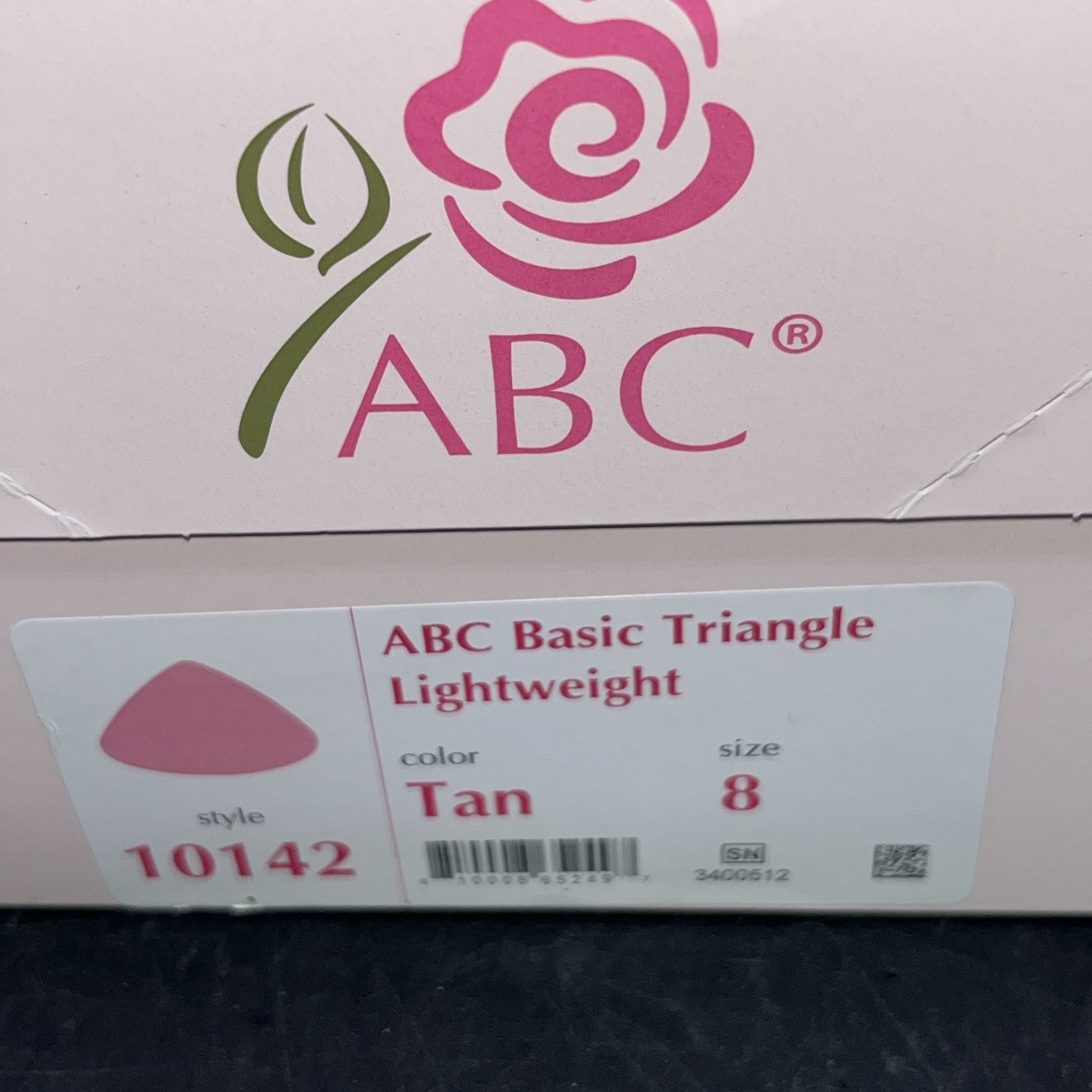 ABC Breast Form 10142 Basic Triangle Lightweight … - image 2