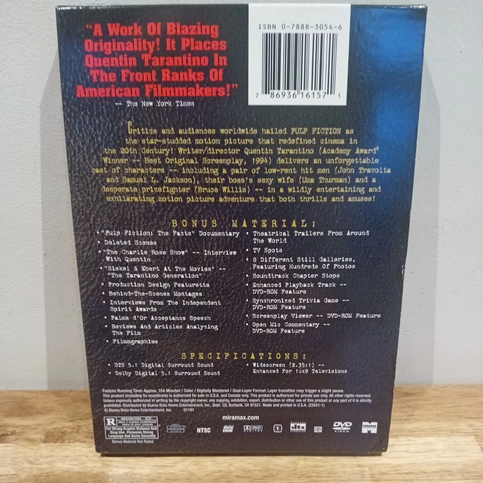 Pulp Fiction (Two-Disc Collector's Edition) region 1 import free uk ship  - Image 2 of 4