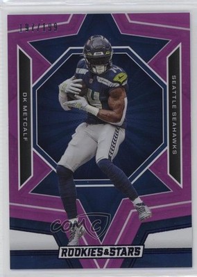 2023 Panini Rookies & Stars Purple 197/199 DK Metcalf #91 3hd