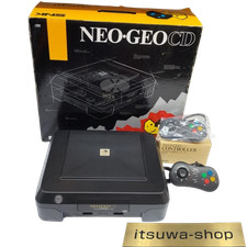 gebrauchte SNK Neo Geo CD Frontlader Konsole getestet mit Box NeoGeo System...