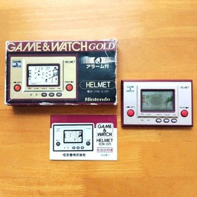 Showa retro Nintendo game watch helmet 1981 #3f641f