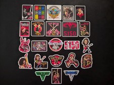 Vintage 80s Hair Metal Rock Inspired Vinyl St...