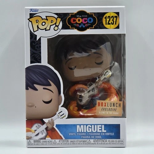 Funko Pop! Disney Pixar Coco Miguel #1237 Box Lunch Exclusive GITD