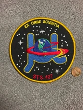 STS 107 Space Shuttle Columbia Patch Ex Orbe Scienta