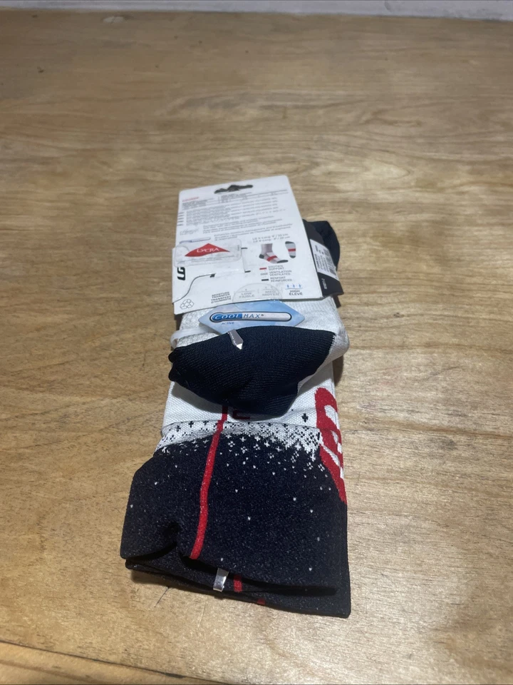 Calcetines de ciclismo Louis Garneau Course blancos/negros talla S/M Foto 2 de 2