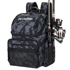 Fishing Backpack with Rod Holders  Cooler, 45L Large Water-resistant Fishing...